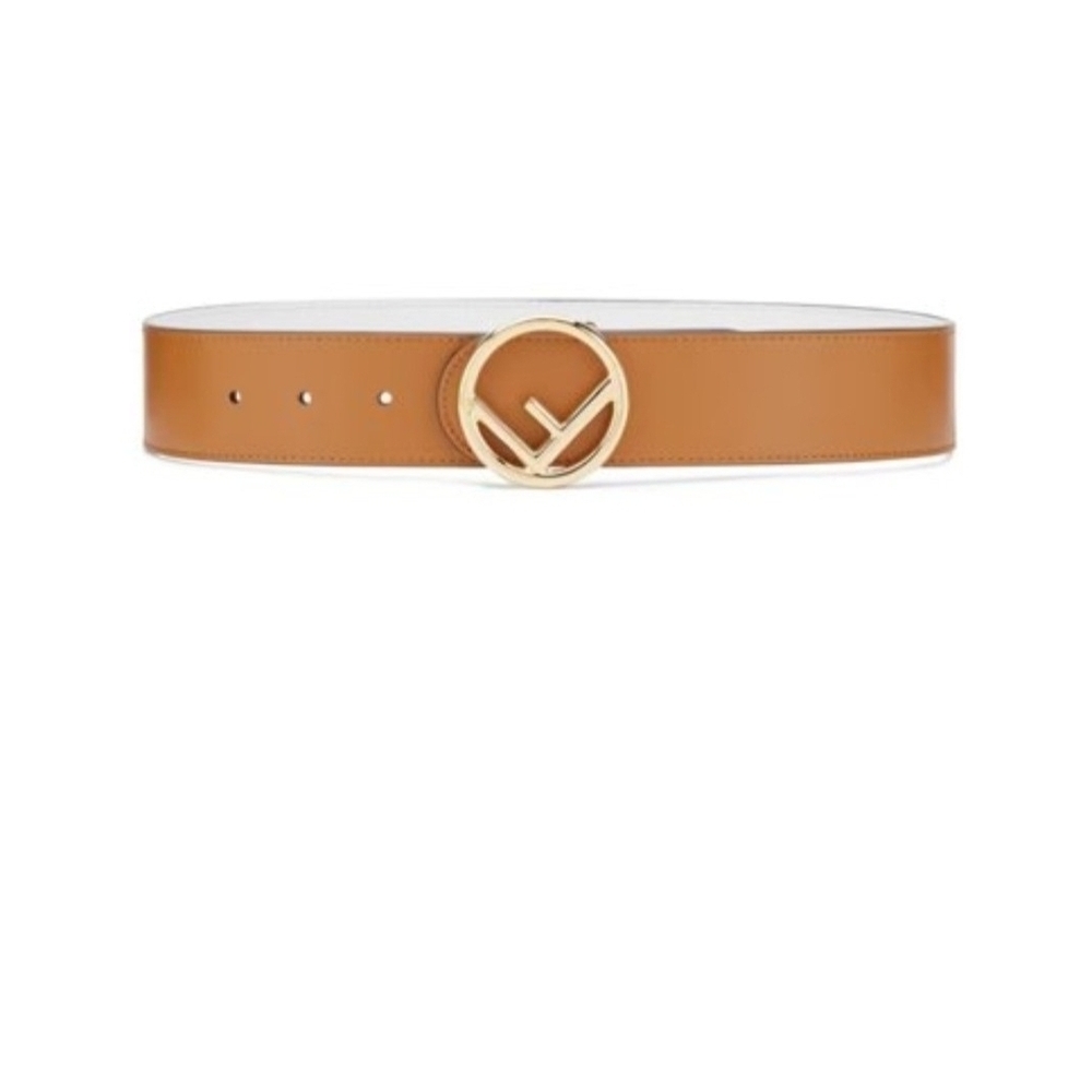 Fendi Dual-Tone Leather Belt